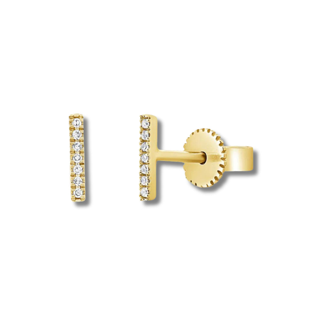 Tiny Bar Earring