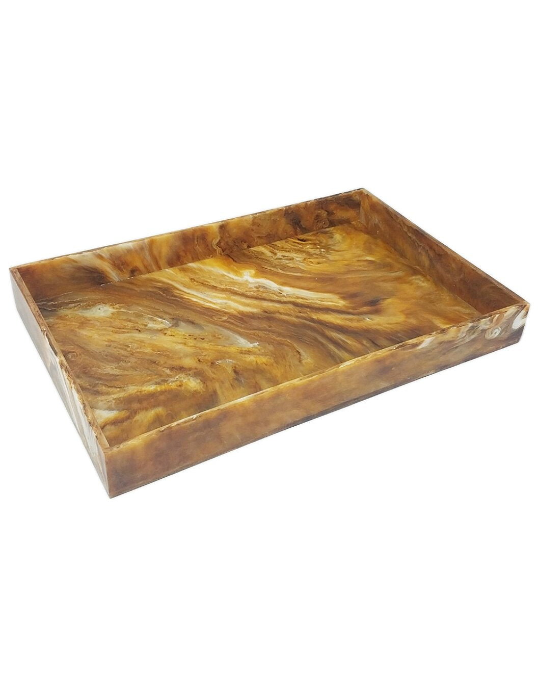 Tortoise Shell Rectangular Tray