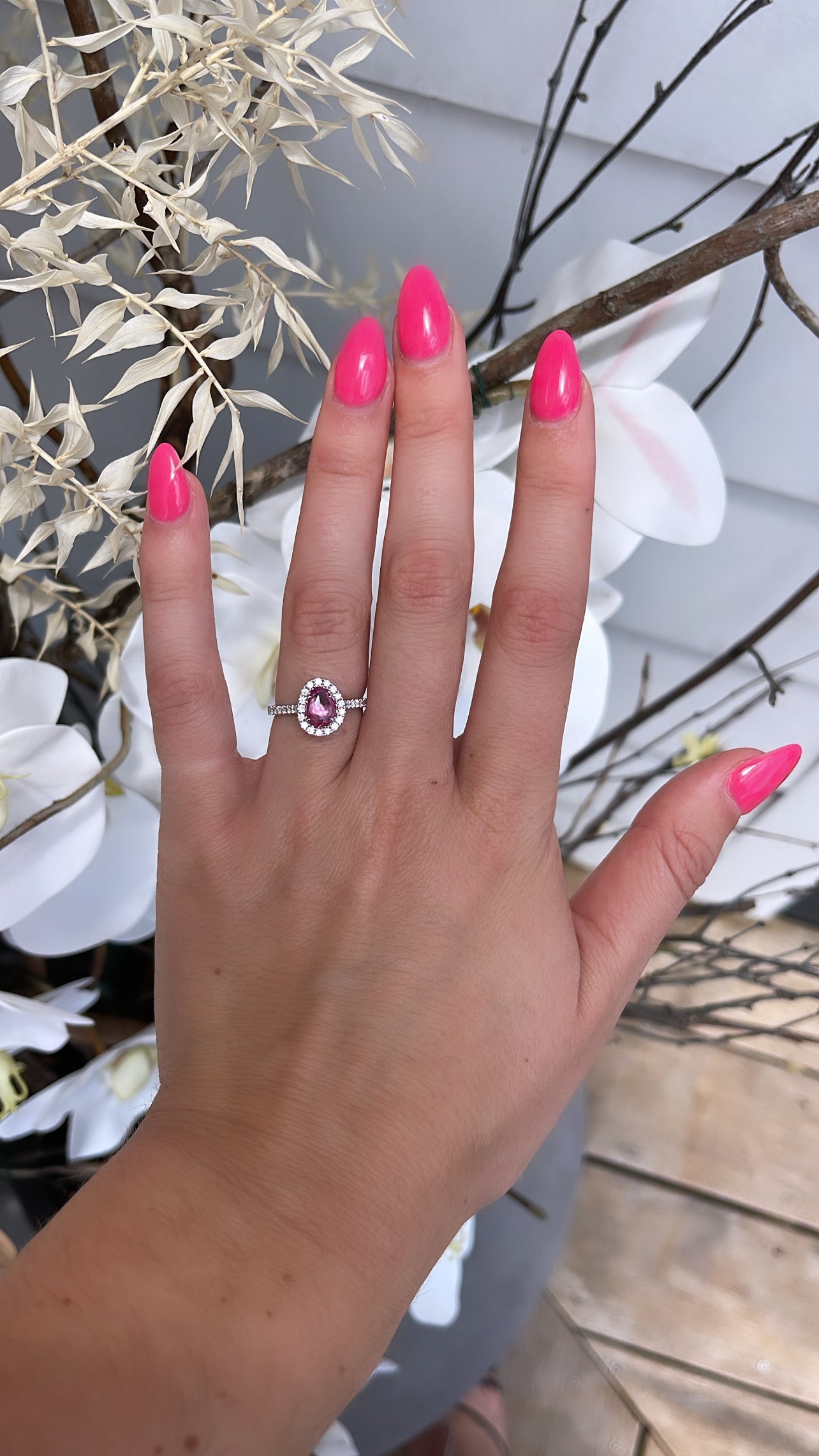 Pink Sapphire Ring