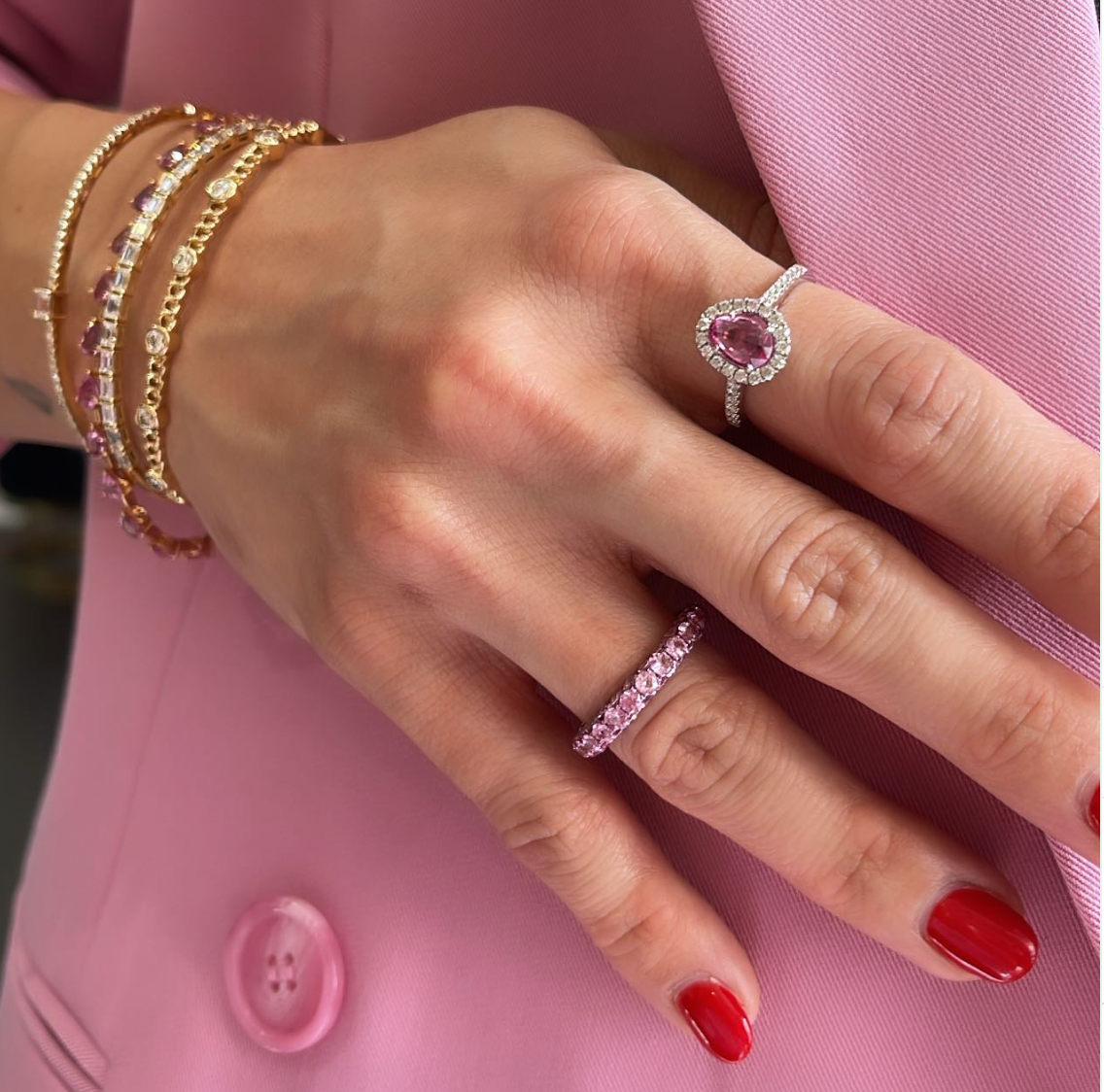Pink Sapphire Ring