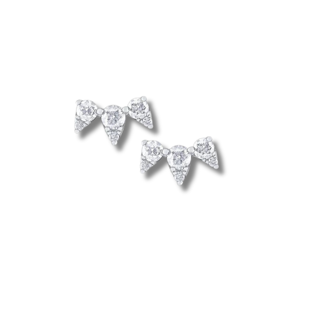 Triple Dagger Ear Climbers