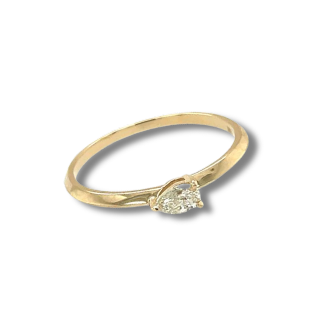 Fancy Shape Solitaire Ring