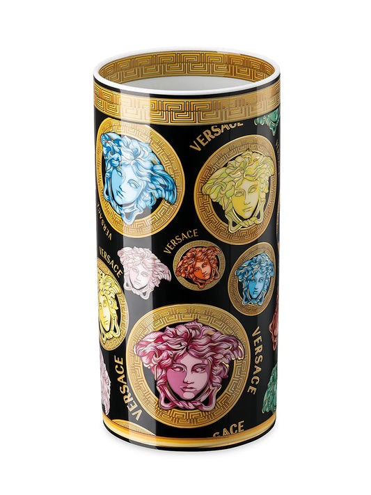 Medusa Amplified Multicolor- Vase 9 1/2 In