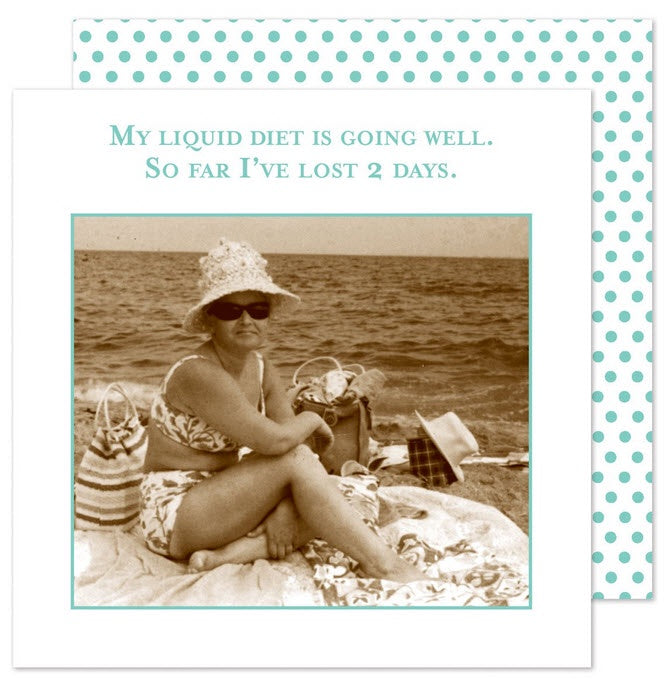 Liquid Diet Cocktail Napkin