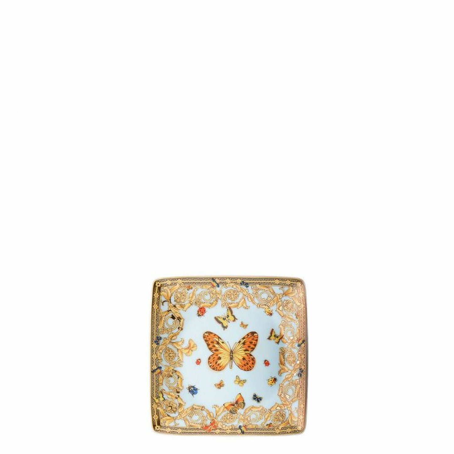 Butterfly Garden- Canape Dish 4 3/4 in Square
