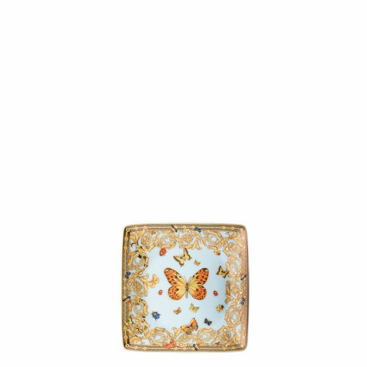 Butterfly Garden- Canape Dish 4 3/4 in Square