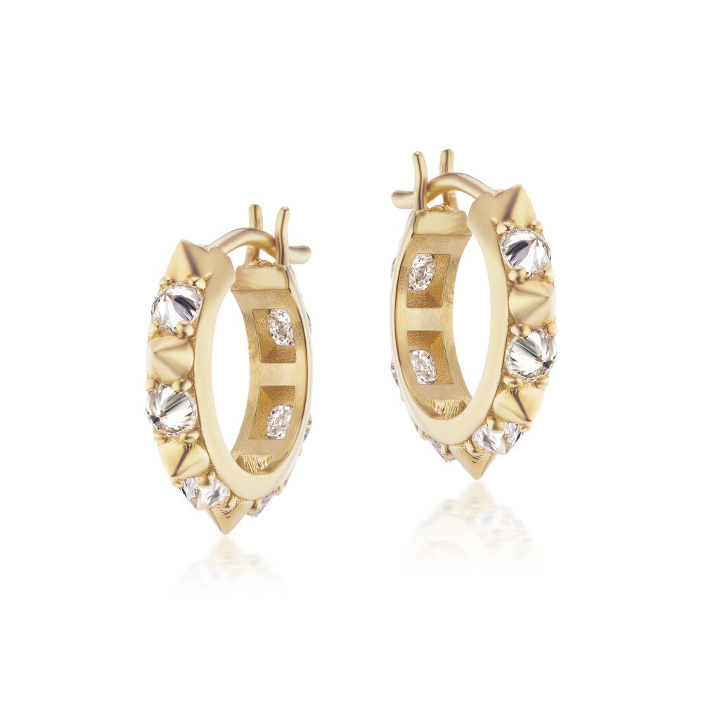 Valerie Diamond Hoops