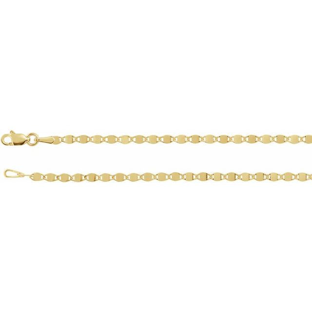 Mirror Chain with Lobster Claw