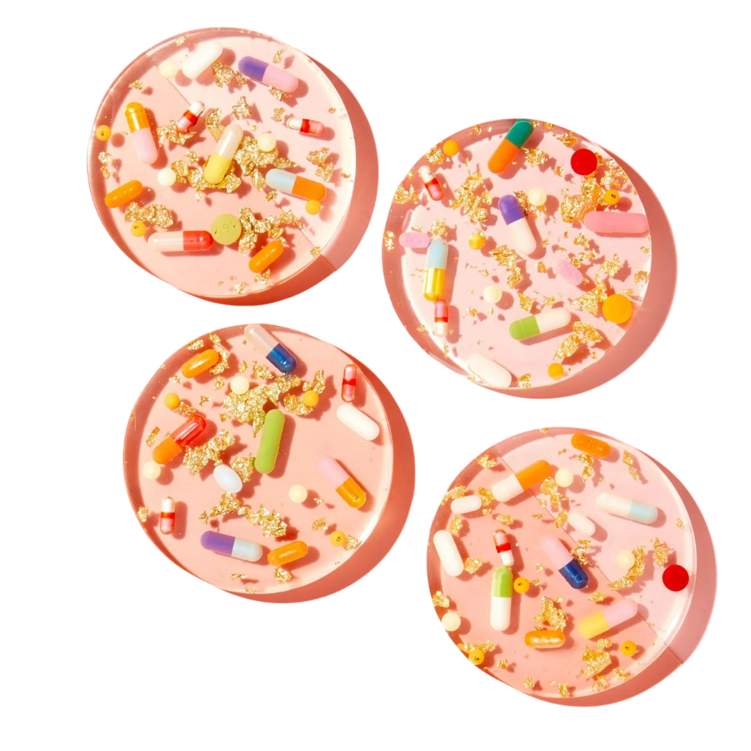 Pills + Gold Coaster