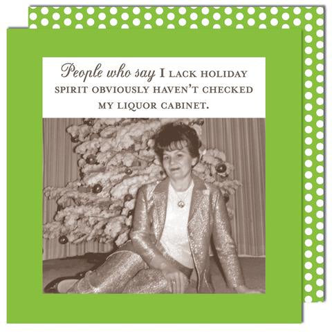Lack Holiday Spirit