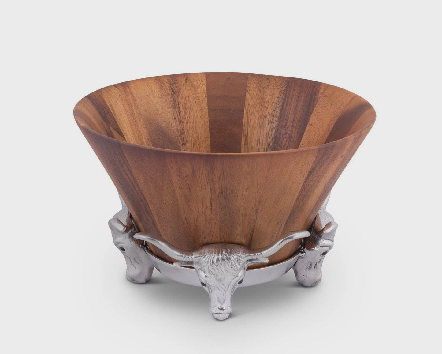 Wooden Steer Salad Bowl