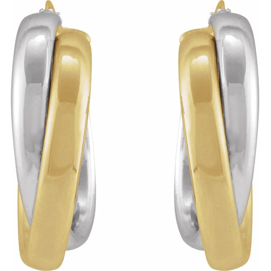 Double Tube Hoop Earring