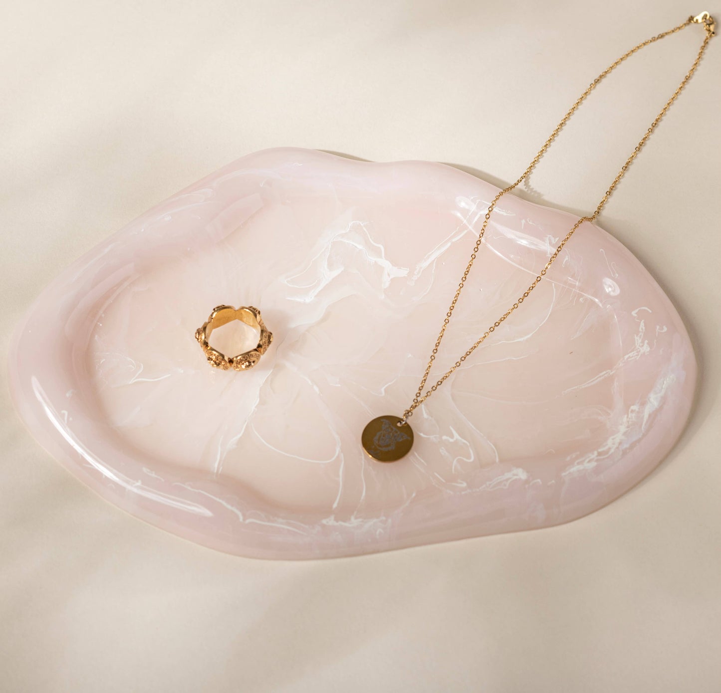 Kai | Wavy Resin Catchall Tray | Sculptural, Jewelry, Decor