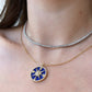 Small Lapis Compass Necklace