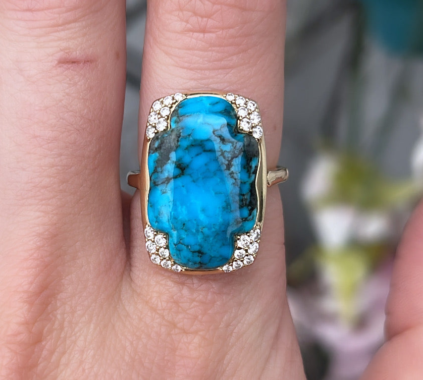 Kingman Turquoise Ring