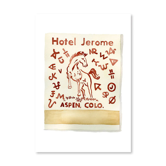 Hotel Jerome Matchbook
