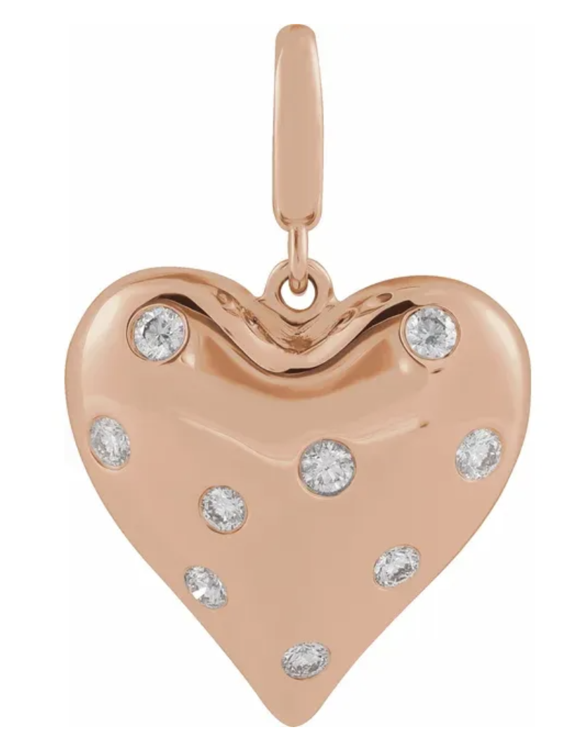 Puffy Heart Charm
