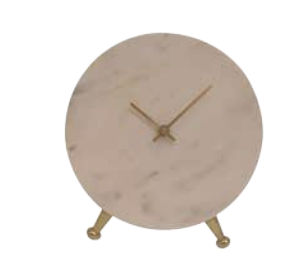 Marble Table Clock