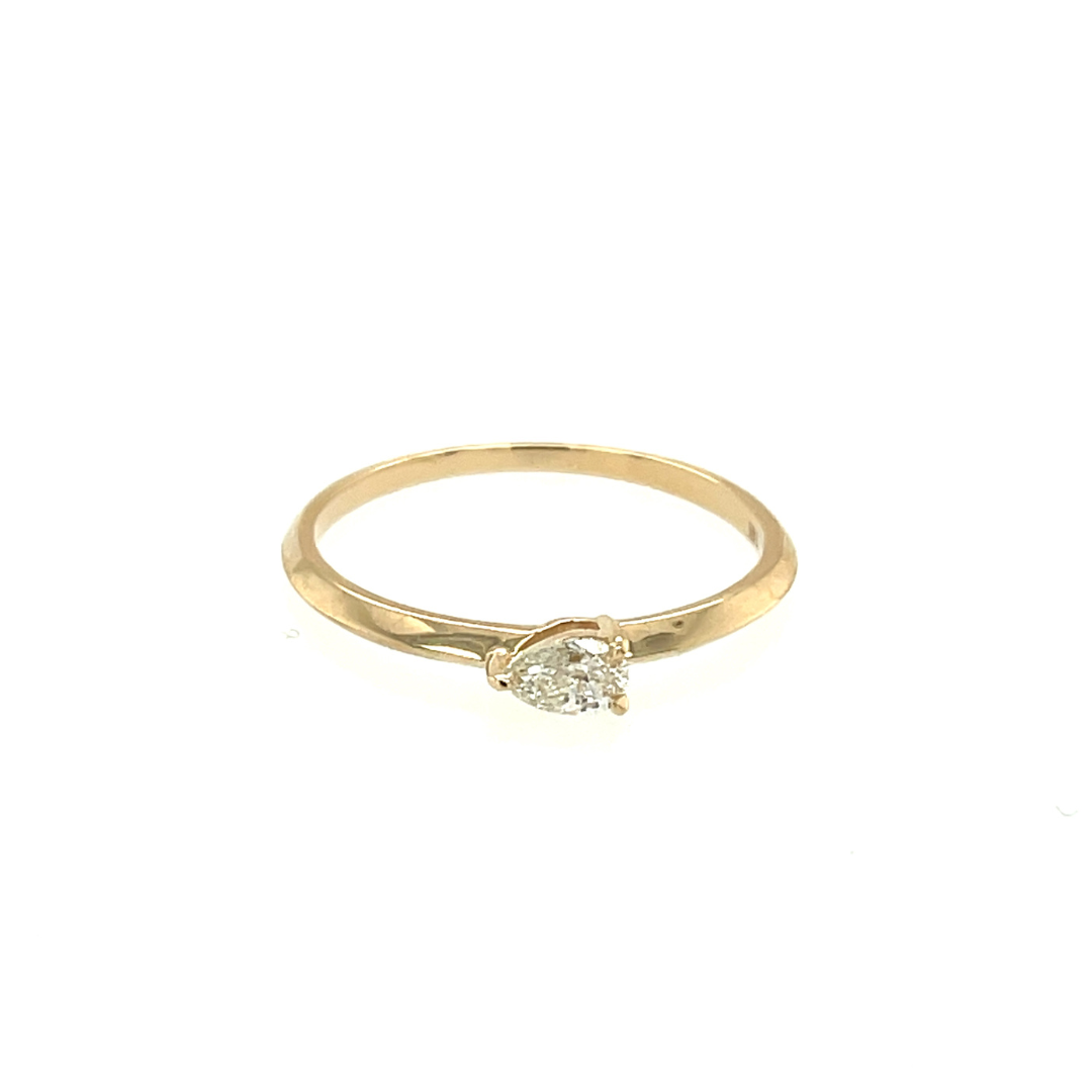 Fancy Shape Solitaire Ring