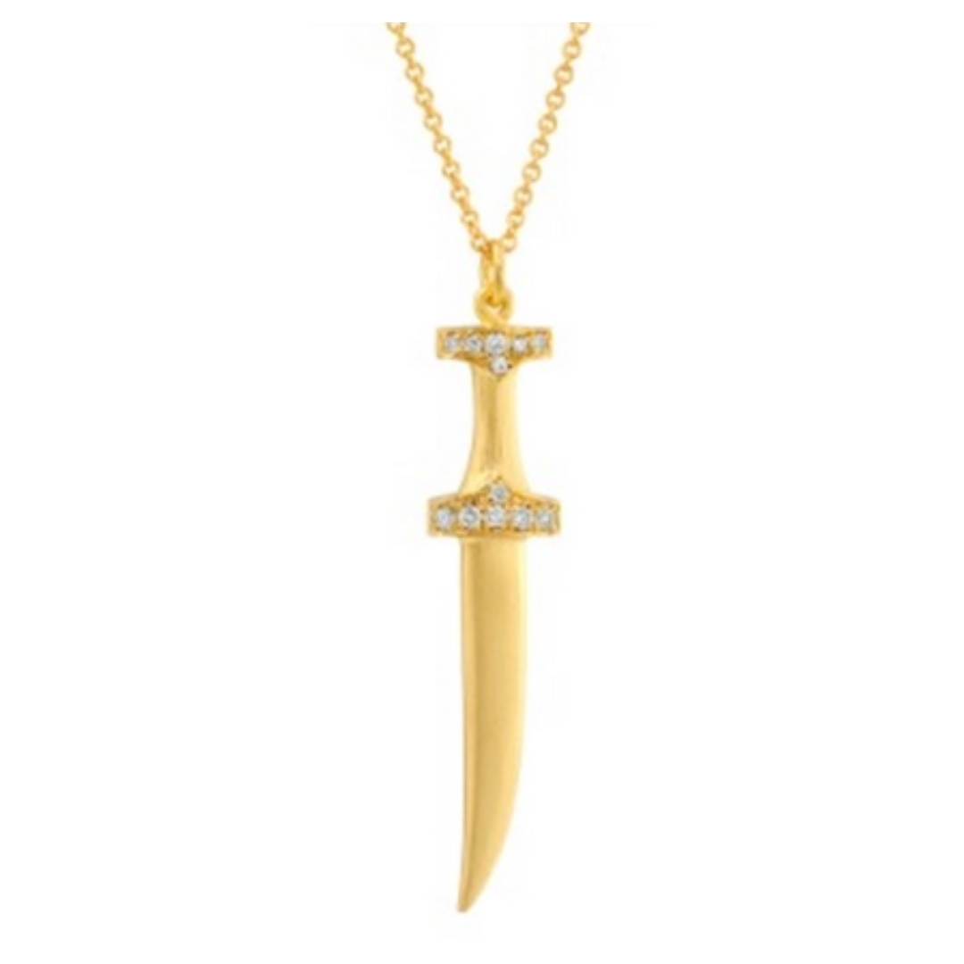 Diamond Sword Necklace