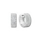 Diamond Pave 5 Row Huggie