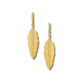 Diamond Leaf Earring