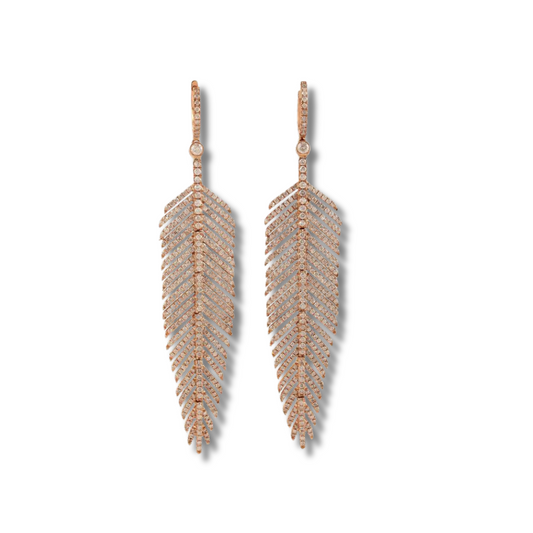 Pluma Diamond Earrings