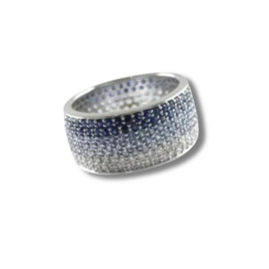 Diamond and Sapphire Cigar Band