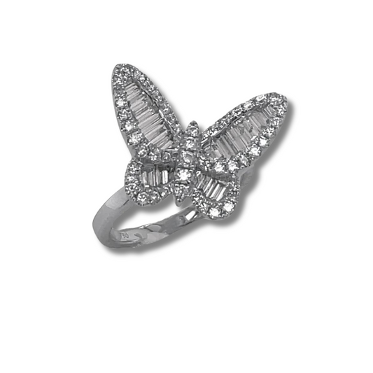 Single Butterfly Ring