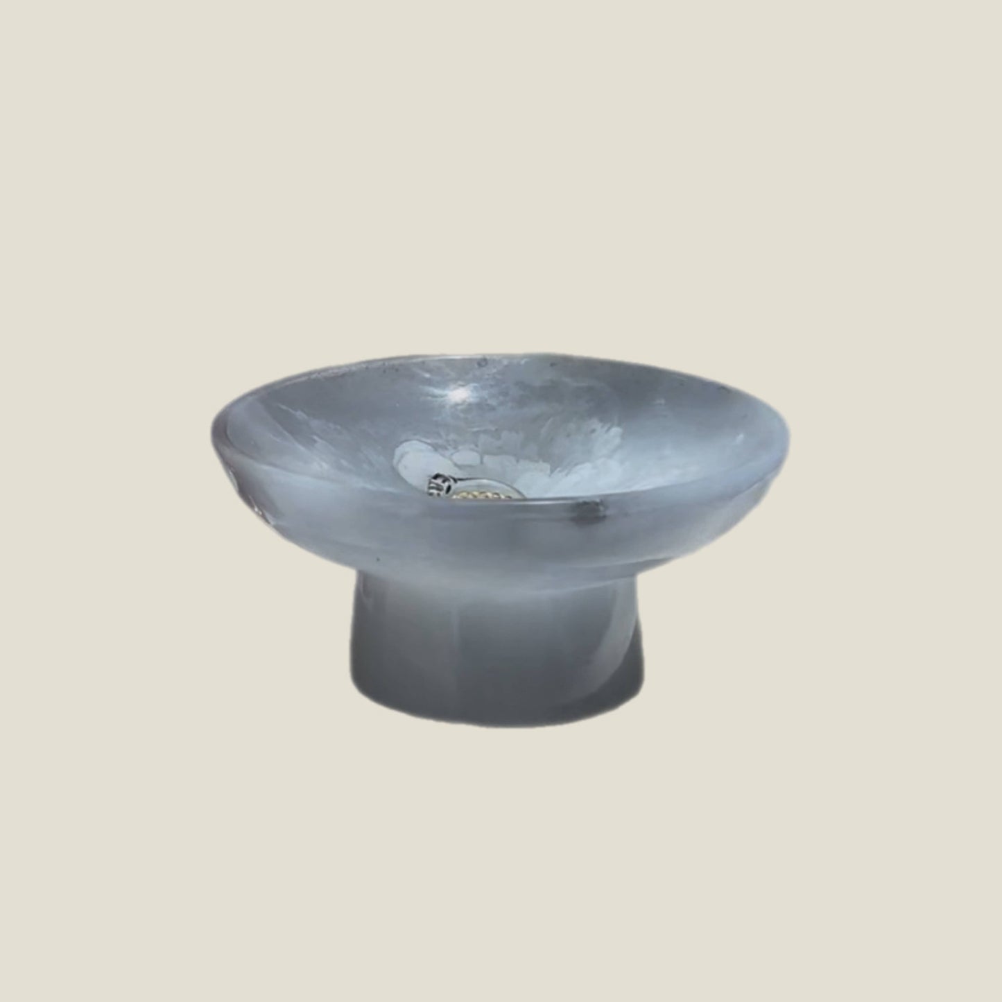 Pia | Resin Pedestal Bowl – Handmade Functional Decor