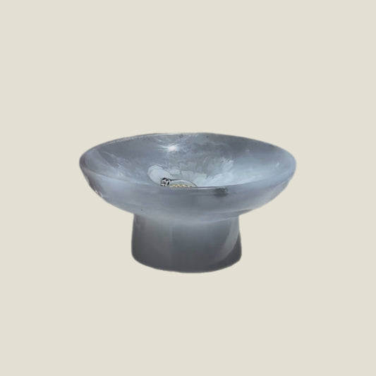Pia | Resin Pedestal Bowl – Handmade Functional Decor