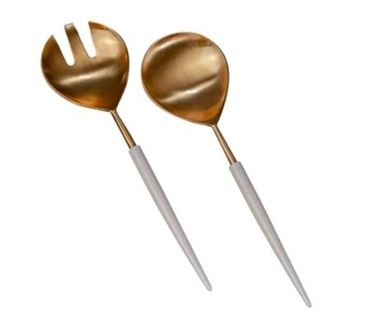 Gold Salad Servers (s/2)