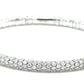 Flexi 4 Row Pave Diamond Bracelet