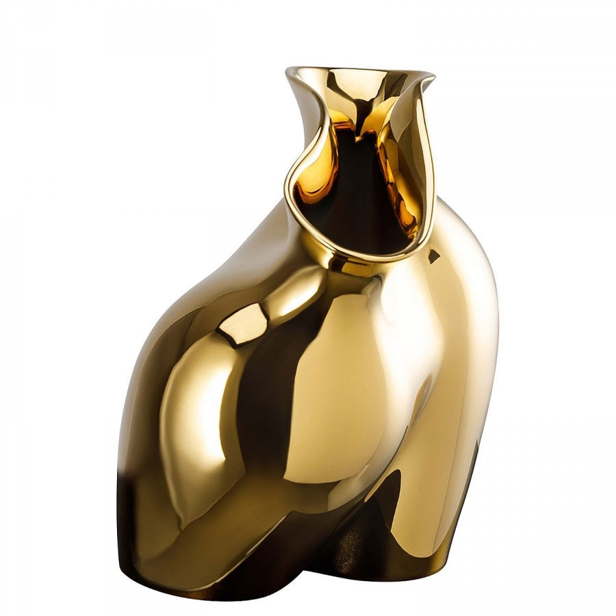La Chute Gold Titanium Vase