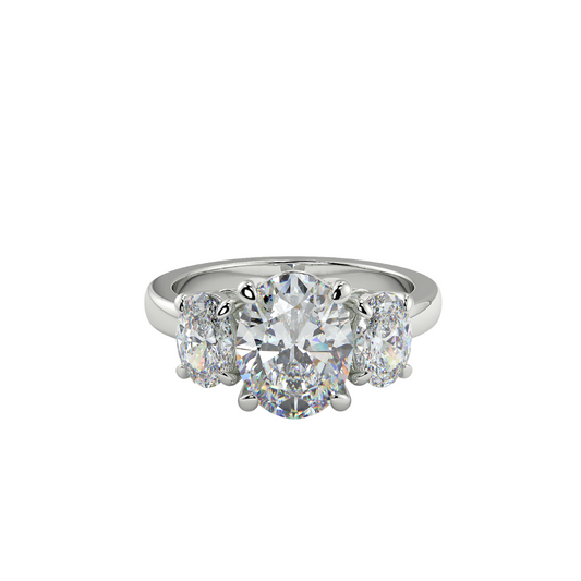 Three Stone Setting