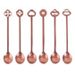 Lucky Charms Party Spoons Box of 6 Antico Copper