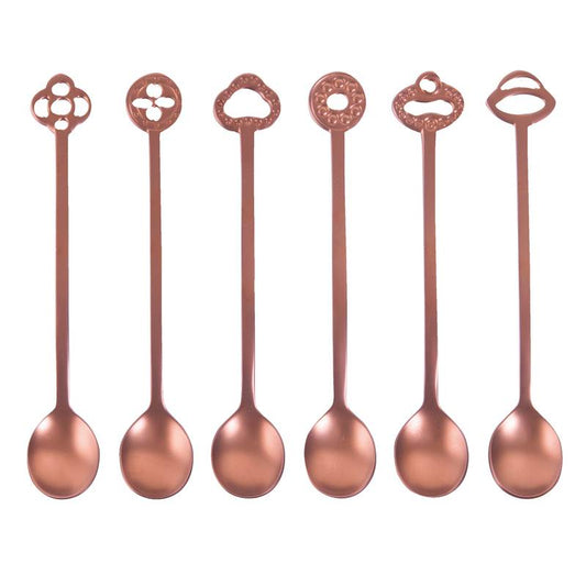 Lucky Charms Party Spoons Box of 6 Antico Copper