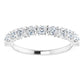 4 Prong Round Stone Diamond Band
