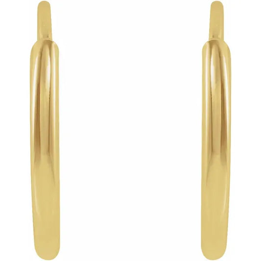 Flexible Tube Hoop Earrings