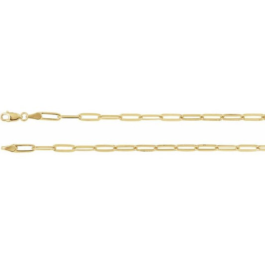 Gold Plated Long Link Chain