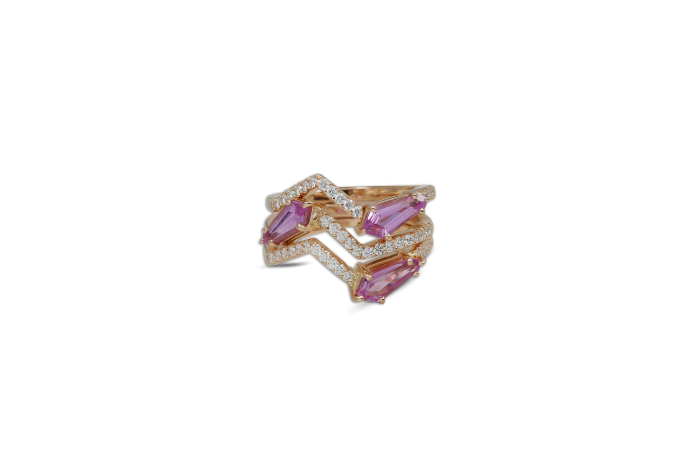 Origami Ziggy Jazz Pink Sapphire Ring (1)