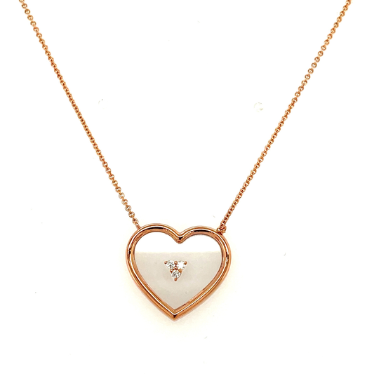 Glass Heart Necklace