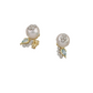 Treasure Pearl Earrings in Light Blue