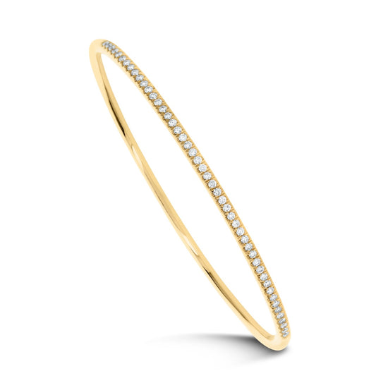 0.50cttw Diamond Bangle Halfway