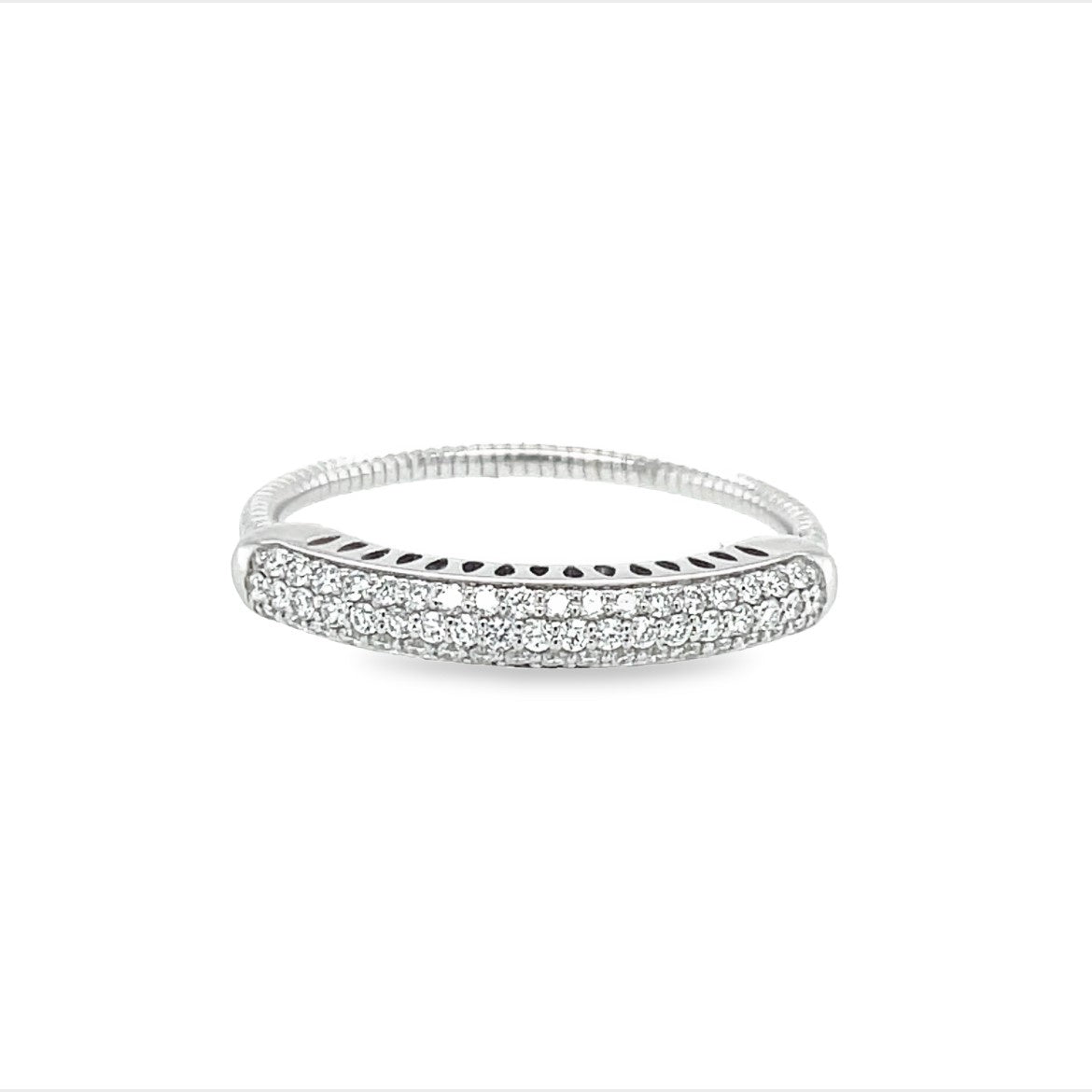 Expandable Pave Ring